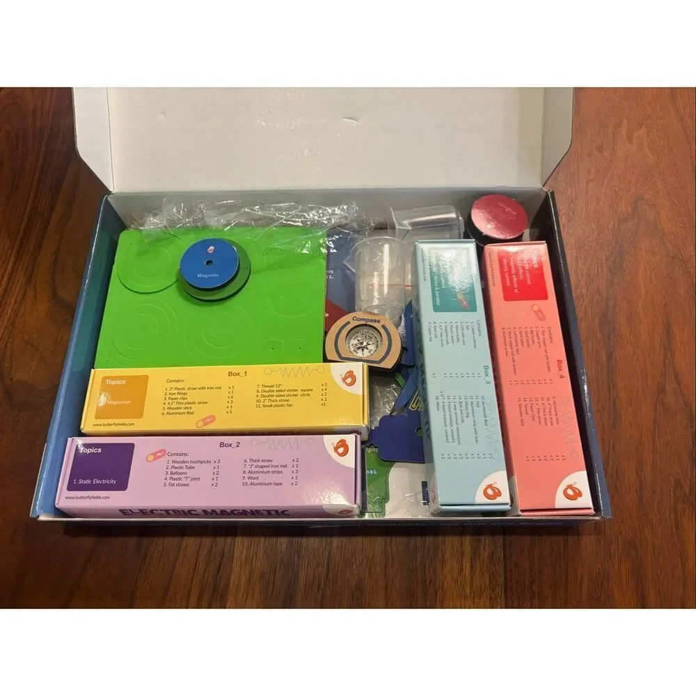 Butterfly Edufields Kids STEM Electric Magnetic 30-in-1 Kit Toy Set OS NWOT